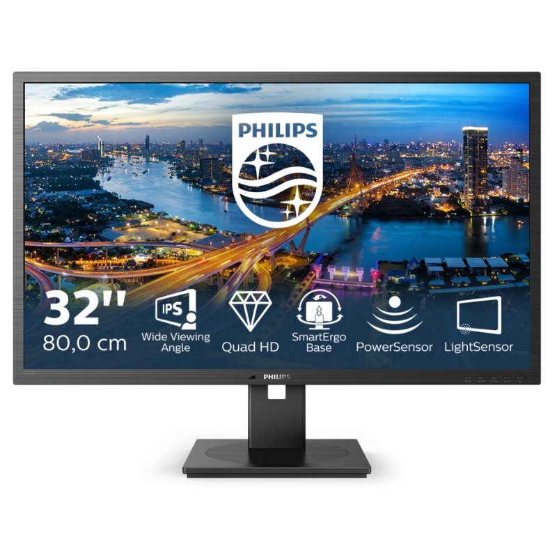 Philips B Line 325B1L 00 Monitor PC 80 cm (31.5") 2560 x 1440 Pixel 2K Ultra HD LCD Nero