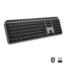 Logitech MX Keys f  Mac tastiera RF senza fili + Bluetooth AZERTY Francese Grigio