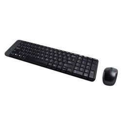 Logitech Wireless Combo MK220 tastiera Mouse incluso RF Wireless QWERTY Inglese Nero
