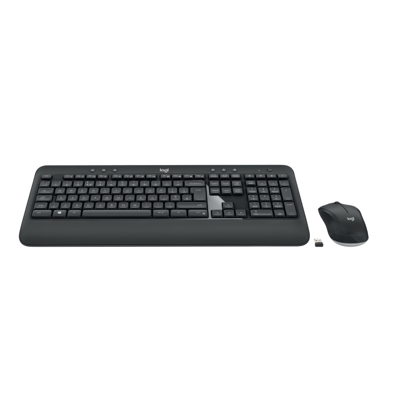 Logitech Advanced MK540 tastiera Mouse incluso USB AZERTY Francese Nero, Bianco