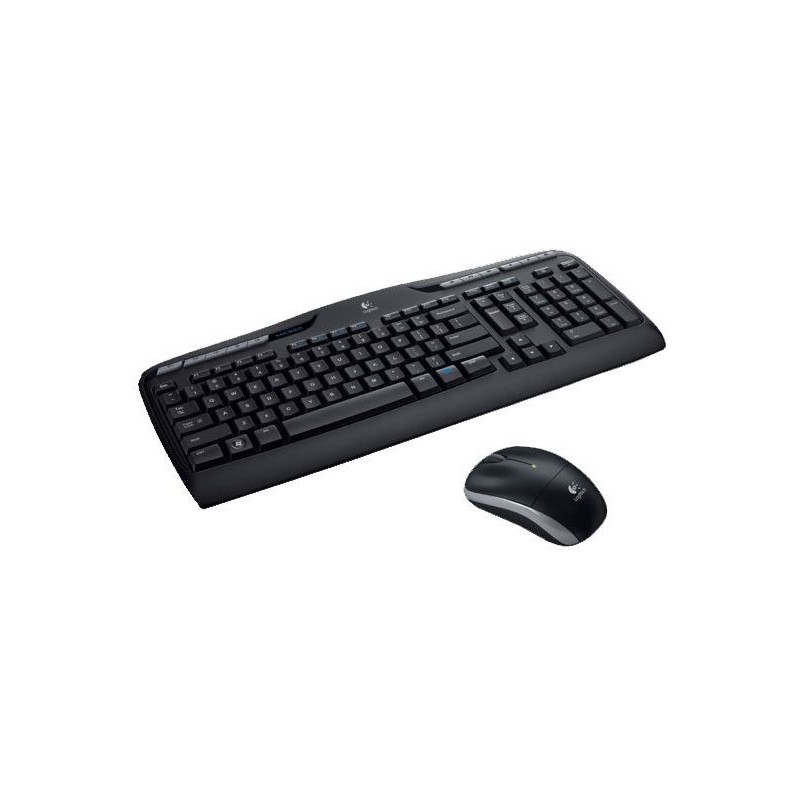 Logitech Wireless Combo MK330 tastiera Mouse incluso RF Wireless QWERTY Italiano Nero