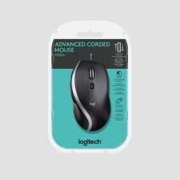 Logitech Corded M500S mouse Mano destra USB tipo A Ottico 4000 DPI