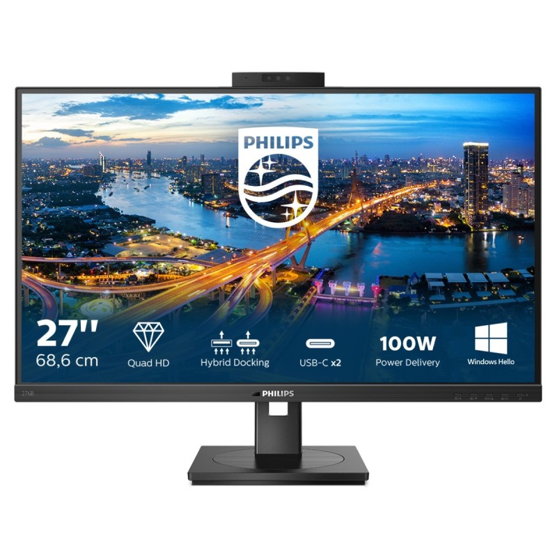 Philips B Line 276B1JH 00 Monitor PC 68,6 cm (27") 2560 x 1440 Pixel Quad HD LCD Nero