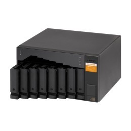 QNAP TL-D800S contenitore di unità di archiviazione Box esterno HDD SSD Nero, Grigio 2.5 3.5"