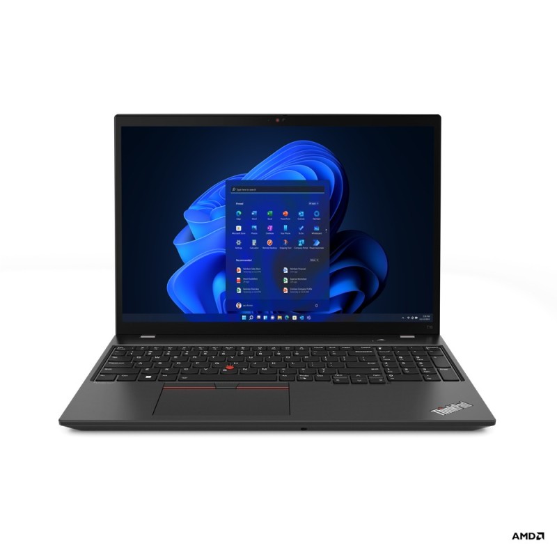 Lenovo ThinkPad T16 Gen 1 (AMD) 6650U Computer portatile 40,6 cm (16") WUXGA AMD Ryzen™ 5 PRO 16 GB LPDDR5-SDRAM 512 GB SSD