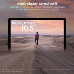 Samsung Galaxy Tab A8 10.5" Wifi, Android 11, RAM 3 GB, 32 GB, Gray