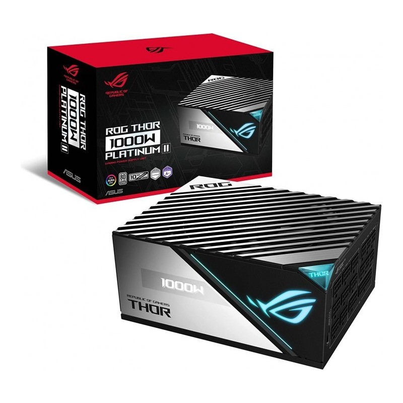 ASUS ROG THOR 1000P2-GAMING alimentatore per computer 1000 W 20+4 pin ATX Nero, Argento