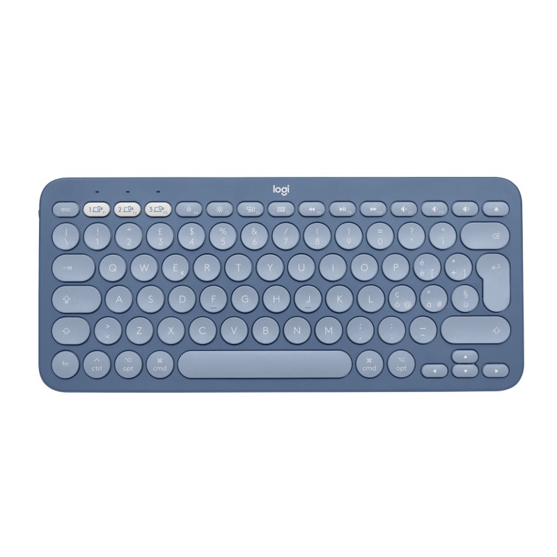 Logitech K380 for Mac tastiera Bluetooth QWERTY Italiano Blu