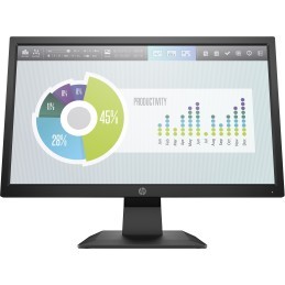 HP P204v Monitor PC 49,5 cm (19.5") 1600 x 900 Pixel HD+ Nero