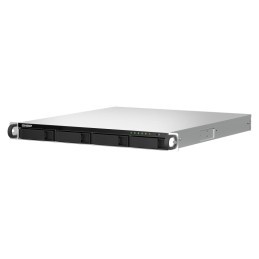 QNAP TS-464U NAS Rack (1U) Collegamento ethernet LAN Alluminio, Nero N5095