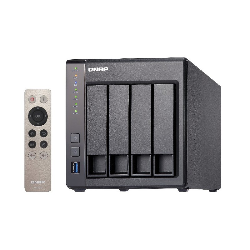 QNAP TS-451+ NAS Tower Collegamento ethernet LAN Nero J1900