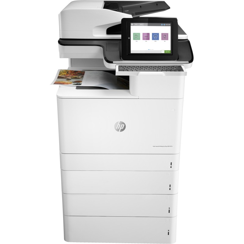 HP Color LaserJet Enterprise Flow Stampante multifunzione M776z, Stampa, copia, scansione e fax, Stampa da porta USB frontale