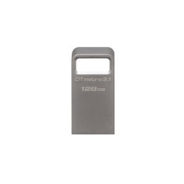 Kingston Technology DataTraveler Micro 3.1 128GB unità flash USB USB tipo A 3.2 Gen 1 (3.1 Gen 1) Metallico