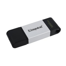 Kingston Technology DataTraveler 80 unità flash USB 128 GB USB tipo-C 3.2 Gen 1 (3.1 Gen 1) Nero, Argento