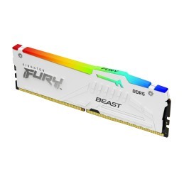 Kingston Technology FURY 64 GB 6000 MT s DDR5 CL40 DIMM (Kit da 2 moduli) Beast White RGB XMP