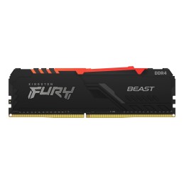 Kingston Technology FURY Beast RGB memoria 8 GB 1 x 8 GB DDR4 3200 MHz