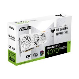 ASUS TUF Gaming TUF-RTX4070TIS-O16G-BTF-WHITE NVIDIA GeForce RTX 4070 Ti SUPER 16 GB GDDR6X