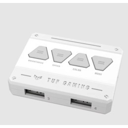 ASUS TUF GAMING TF120 ARGB WHITE EDITION 3IN1 Case per computer Raffreddatore d'aria 12 cm Bianco 3 pz