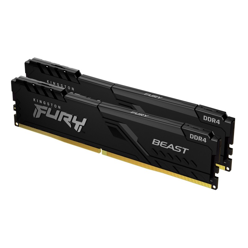 Kingston Technology FURY 32GB 2666MT s DDR4 CL16 DIMM (Kit da 2) Beast Black