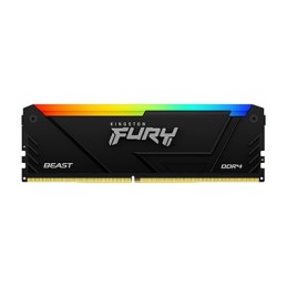 Kingston Technology FURY 32GB 3733MT s DDR4 CL19 DIMM (Kit da 2) 1Gx8 Beast RGB