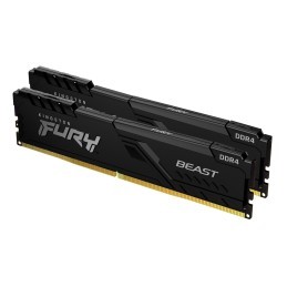 Kingston Technology FURY 64GB 2666MT s DDR4 CL16 DIMM (Kit da 2) Beast Black