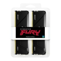 Kingston Technology FURY 32GB 2666MT s DDR4 CL16 DIMM (Kit da 2) Beast RGB