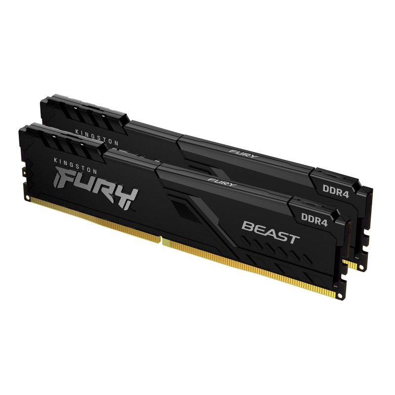 Kingston Technology FURY 16GB 3733MT s DDR4 CL19 DIMM (Kit da 2) Beast Black