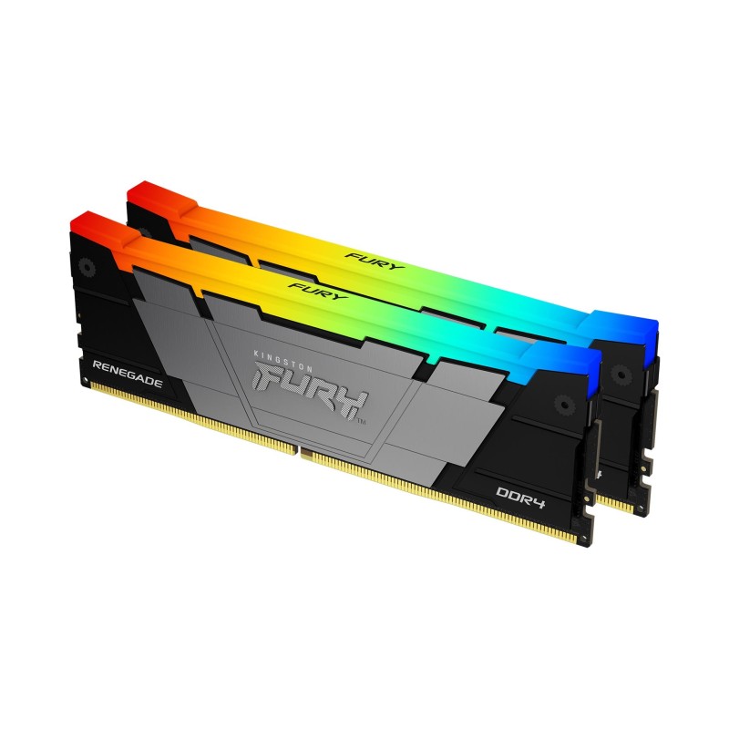 Kingston Technology FURY 32GB 3600MT s DDR4 CL16 DIMM (Kit da 2) 1Gx8 Renegade RGB