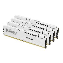 Kingston Technology FURY Beast 64 GB 5200 MT s DDR5 CL40 DIMM (Kit da 4) White XMP