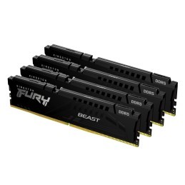 Kingston Technology FURY Beast 64 GB 6000 MT s DDR5 CL40 DIMM (Kit da 4) Black XMP