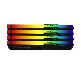 Kingston Technology FURY Beast 64 GB 6000 MT s DDR5 CL40 DIMM (Kit da 4 moduli) RGB XMP