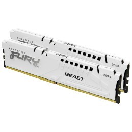 Kingston Technology FURY Beast 64 GB 6000 MT s DDR5 CL40 DIMM (Kit da 2) White XMP