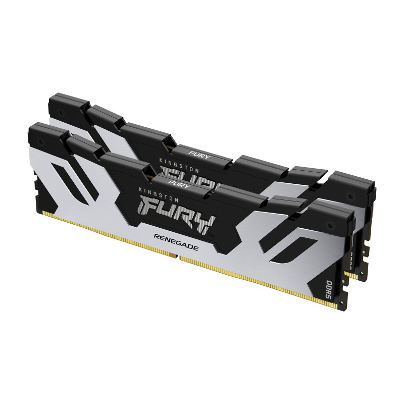 Kingston Technology FURY 32GB 7600MT s DDR5 CL38 DIMM (Kit da 2) Renegade Silver XMP