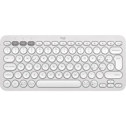 Logitech Pebble Keys 2 K380s tastiera Universale RF senza fili + Bluetooth QWERTY Italiano Bianco